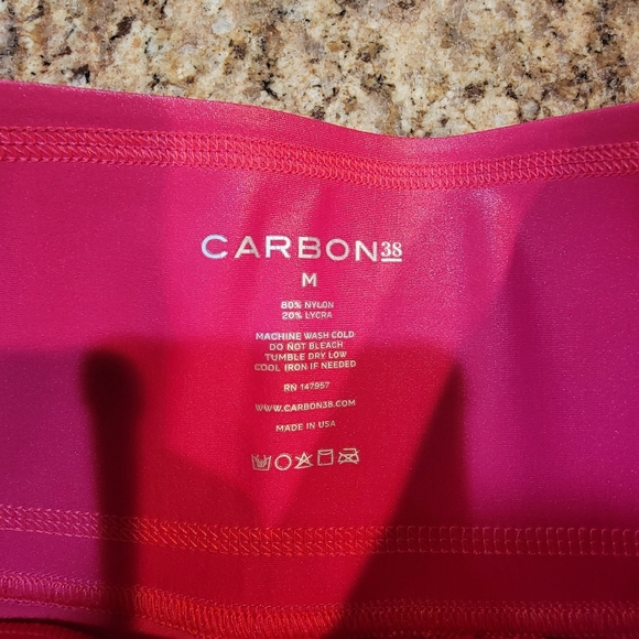 Carbon 38 Legging in Takara Shine Hot Pink Women's Size Medium - Picture 7 of 7